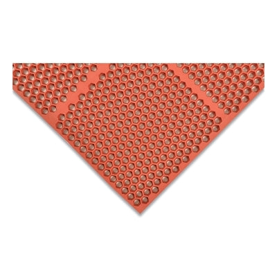 Notrax Optimat® Drainage Anti-Fatigue Mat, T15, 1/2 in x 3 ft W x 4 ft L, MicroStop™/Nitrile, Red (921-T15S0034RD)