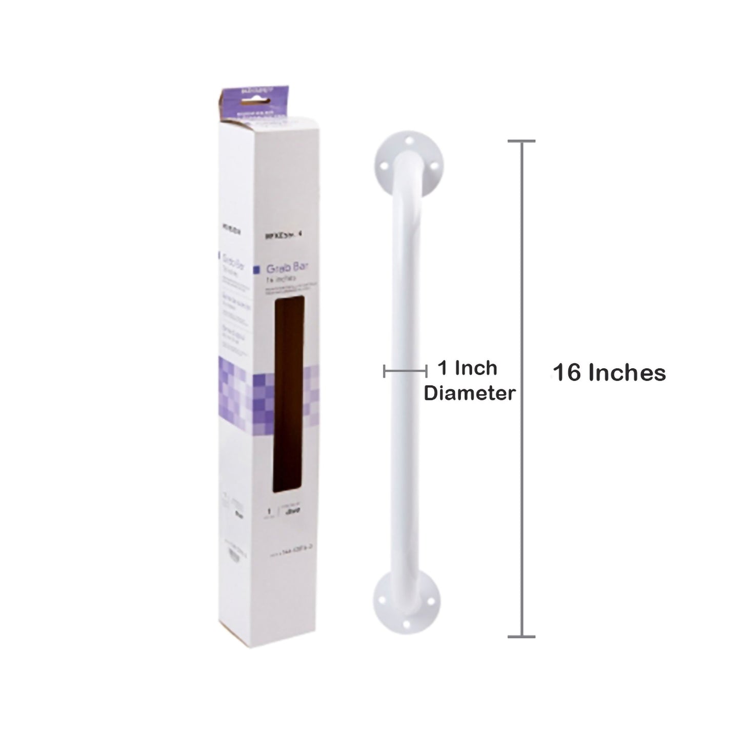 McKesson Wall Grab Bar White Steel (1065236_EA)