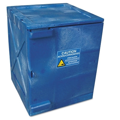 Eagle Manufacturing Modular Quik-Assembly™ Poly Cabinet, Acid and Corrosives, Bench Top, 4 gal Cap, Blue (925-M04CRA)