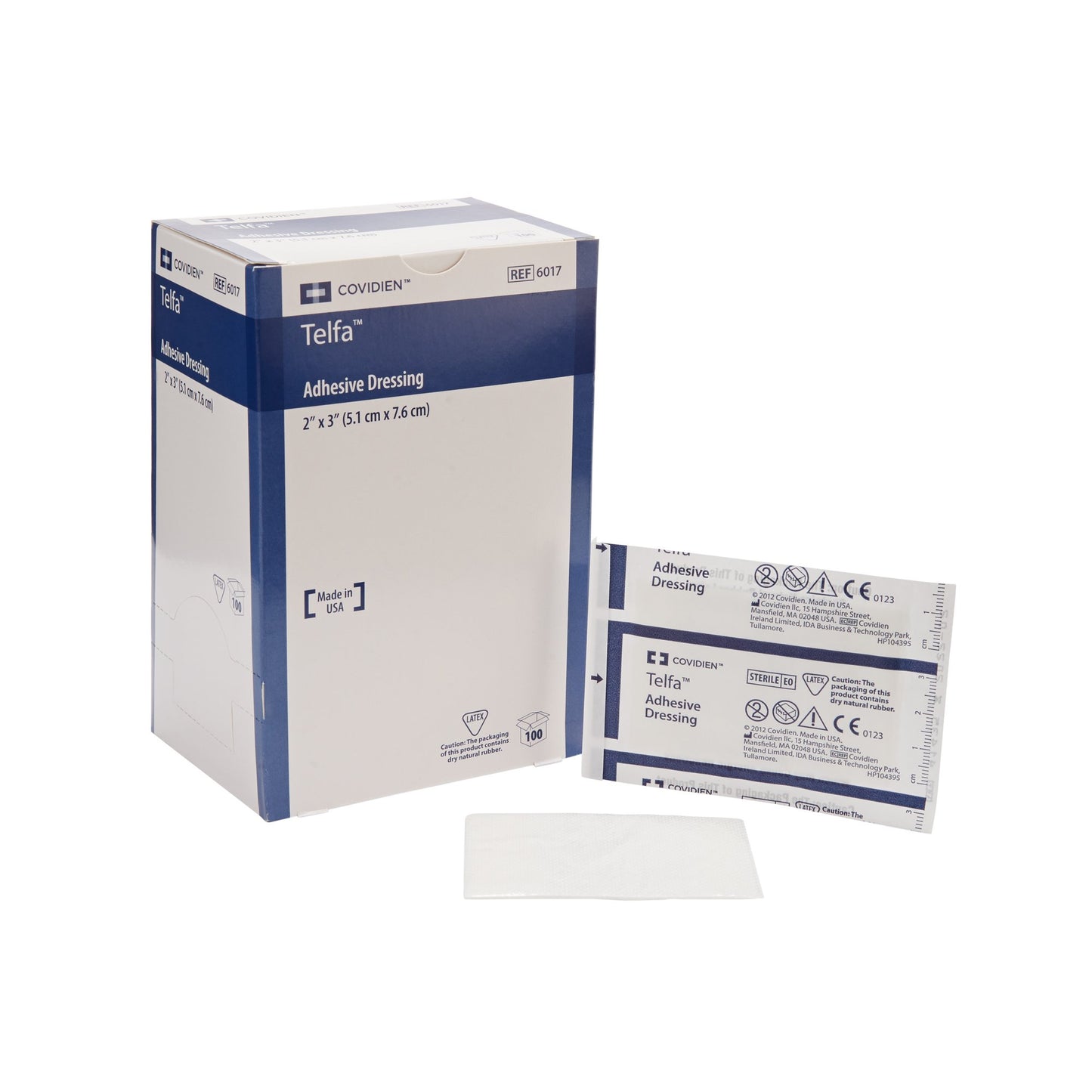 Telfa™ Island Dressing 2 X 3 Inch Rectangle Sterile Film Backing (10119_CT)