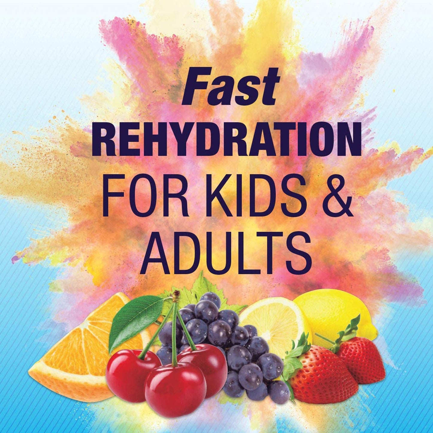 Pedialyte® Powder Packs Oral Electrolyte Solution Fruit Punch / Grape / Apple / Strawberry Flavor 0.3 oz. Electrolyte (843442_PK)