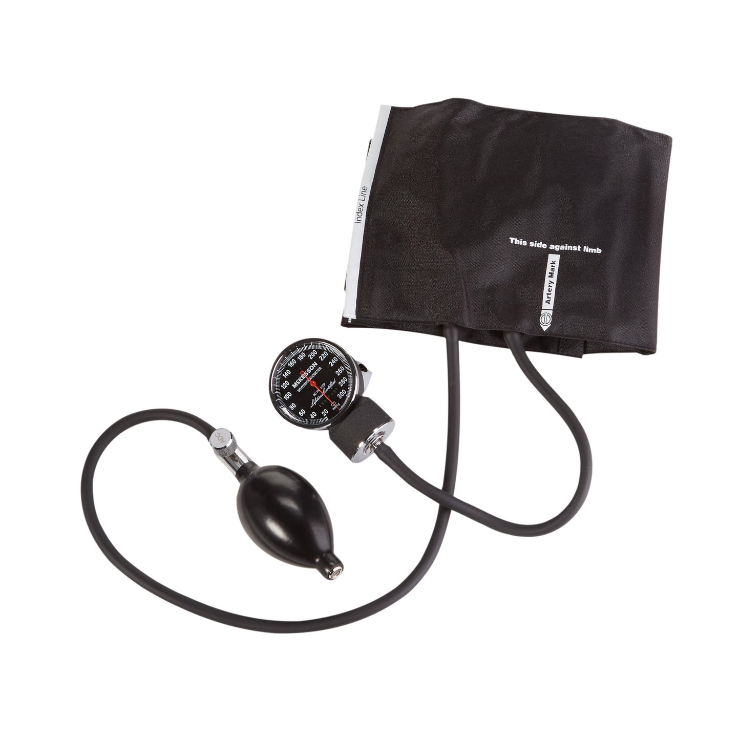 McKesson LUMEON™ Aneroid Sphygmomanometer Unit Adult Cuff Nylon Cuff 23 - 40 cm Pocket Aneroid (803186_BX)