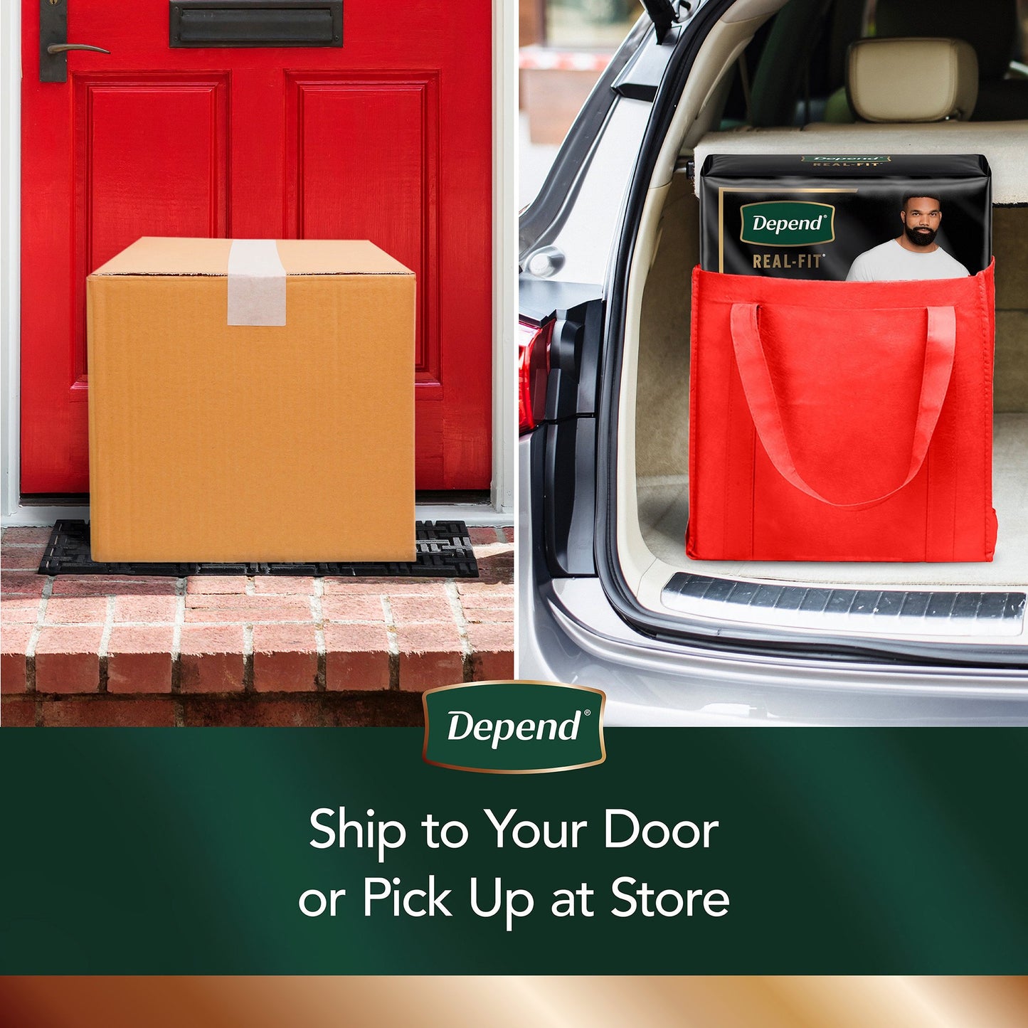 Depend® Real Fit® Male Adult Absorbent Underwear Waistband Style Small / Medium Disposable Heavy Absorbency (1246165_CS)