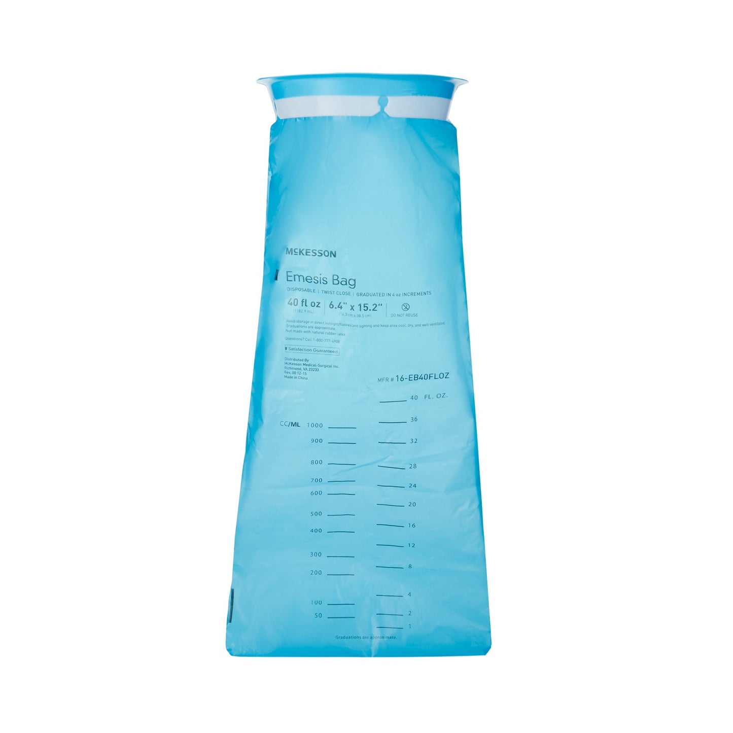 McKesson Emesis Bag 40 oz. Blue (831668_CS)