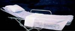 Allcare Inc Stretcher Sheet Fitted 30 X 72 Inch Blue Disposable (1066766_CS)