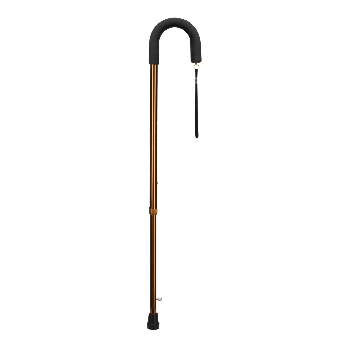 DMI Round Handle Cane Aluminum 30 to 39 Inch Height Bronze (1237848_EA)