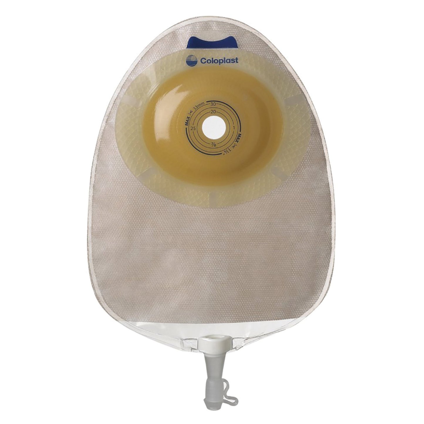 SenSura® Urostomy Pouch One-Piece System 10-3/8 Inch Length, Maxi Convex Light, Trim to Fit 7/8 Inch Stoma Drainable (846951_BX)