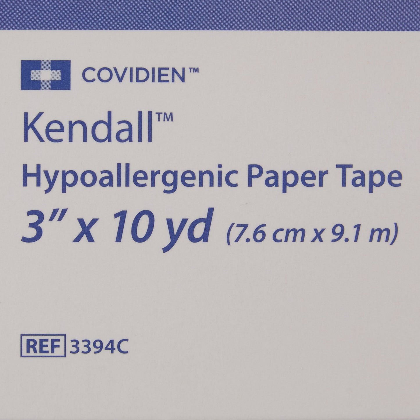 Kendall™ Hypoallergenic Hypoallergenic Medical Tape White 3 Inch X 10 Yard Paper NonSterile (696199_EA)
