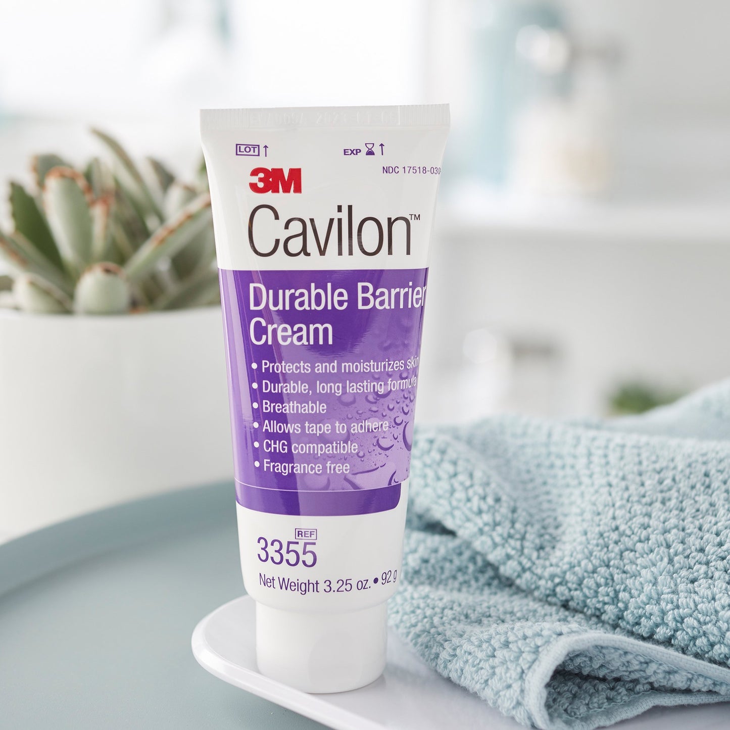 3M™ Cavilon™ Skin Protectant 3.25 oz. Tube Unscented Cream CHG Compatible (806588_CS)