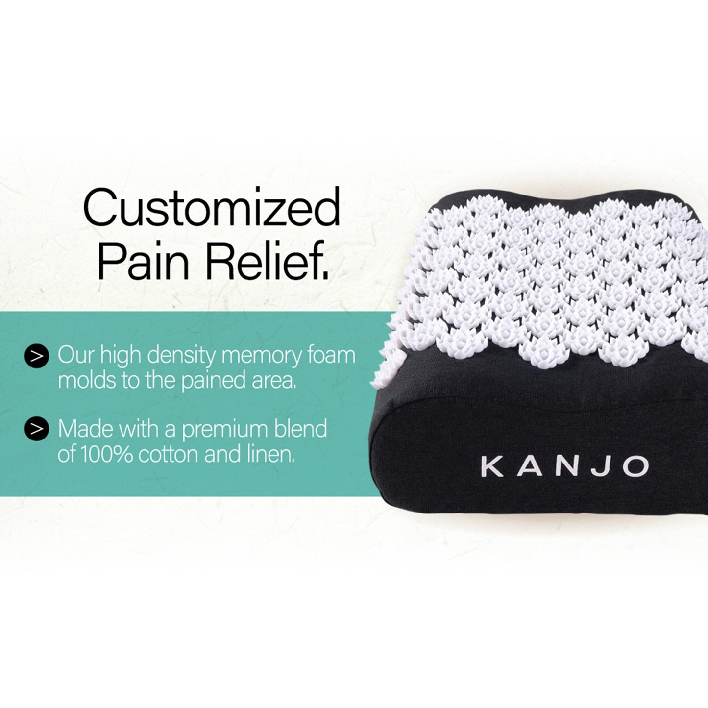 Kanjo Positioner Cushion 12 W X 10 L X 4 H Inch Foam Freestanding (1236446_EA)