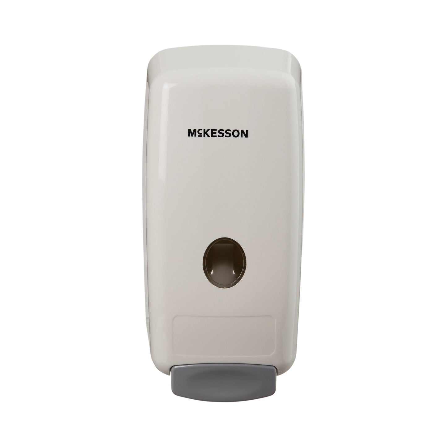 McKesson Soap Dispenser White Plastic Manual Push 1000 mL Wall Mount (468279_CS)