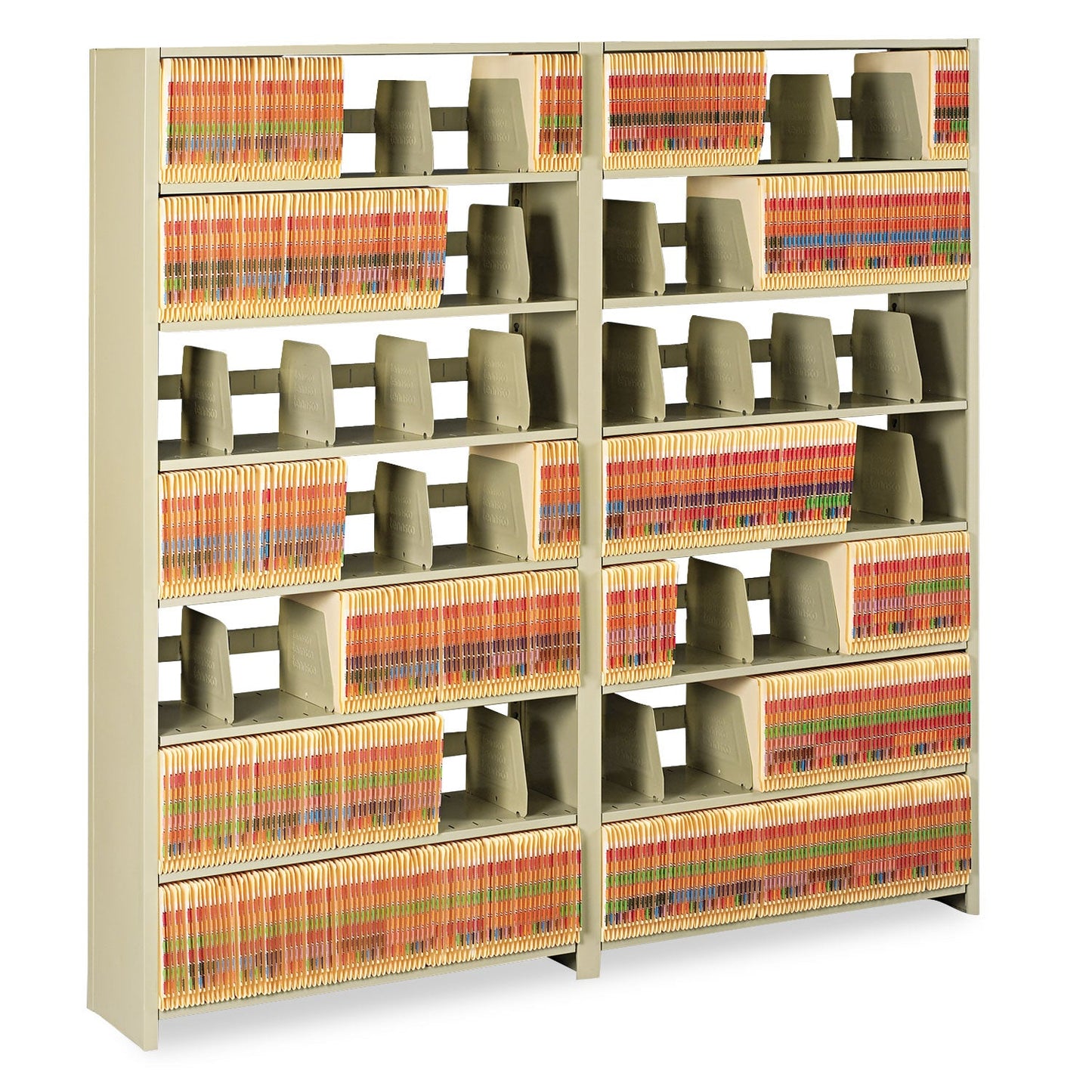 tennsco-snap-together-steel-six-shelf-closed-starter-set-num-tnn1276pcsd_2