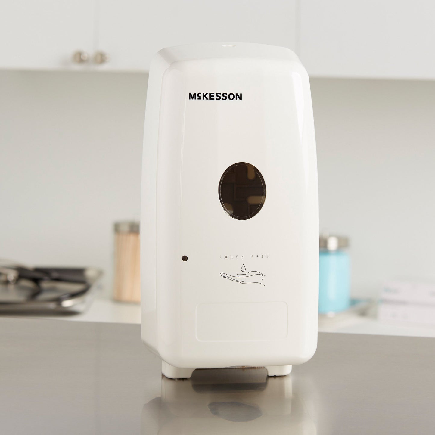 McKesson Hand Hygiene Dispenser White Plastic Touch Free 1000 mL Wall Mount (982833_EA)
