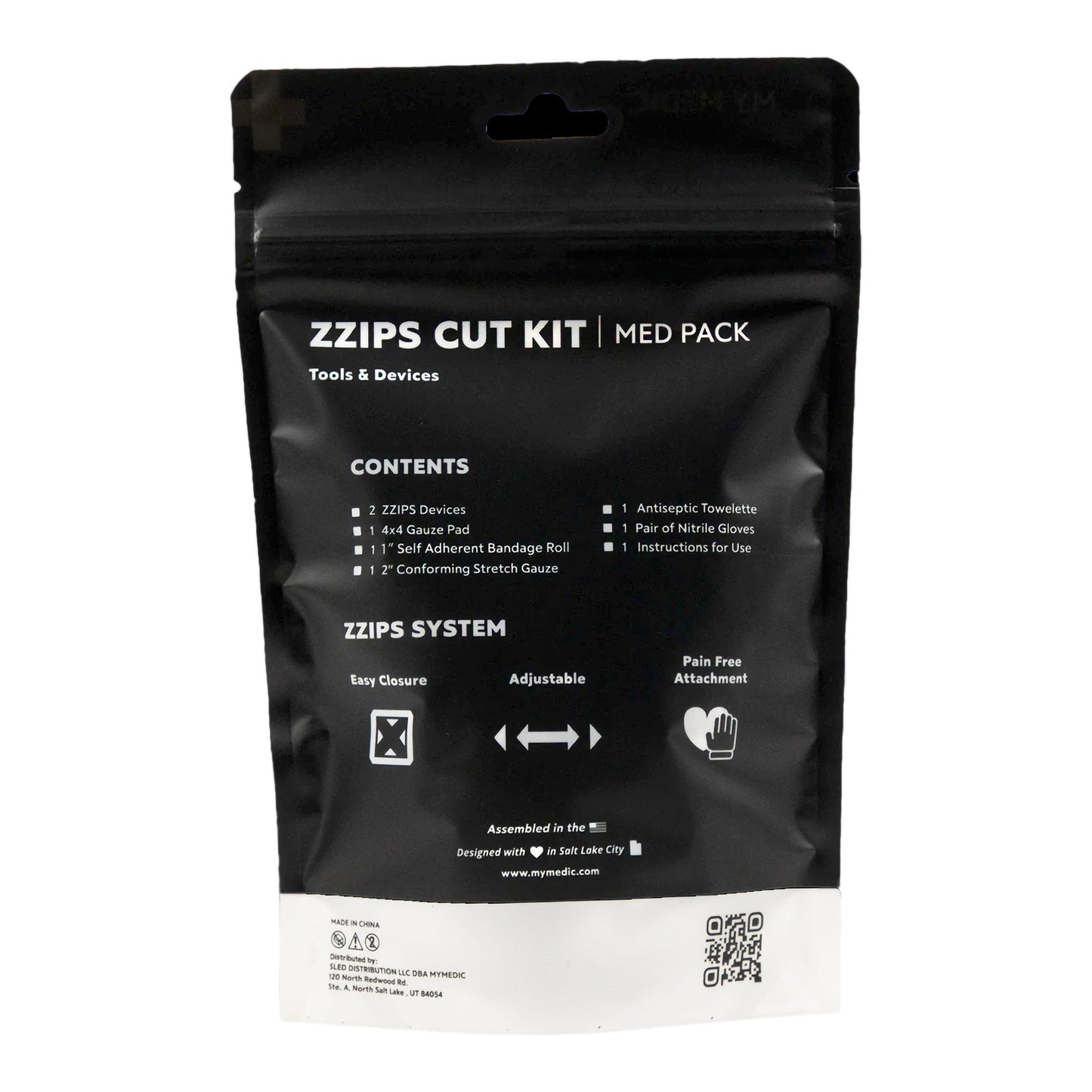 My Medic™ MED PACKS ZZIPS Cut Kit First Aid Kit Plastic Pouch (1207747_EA)