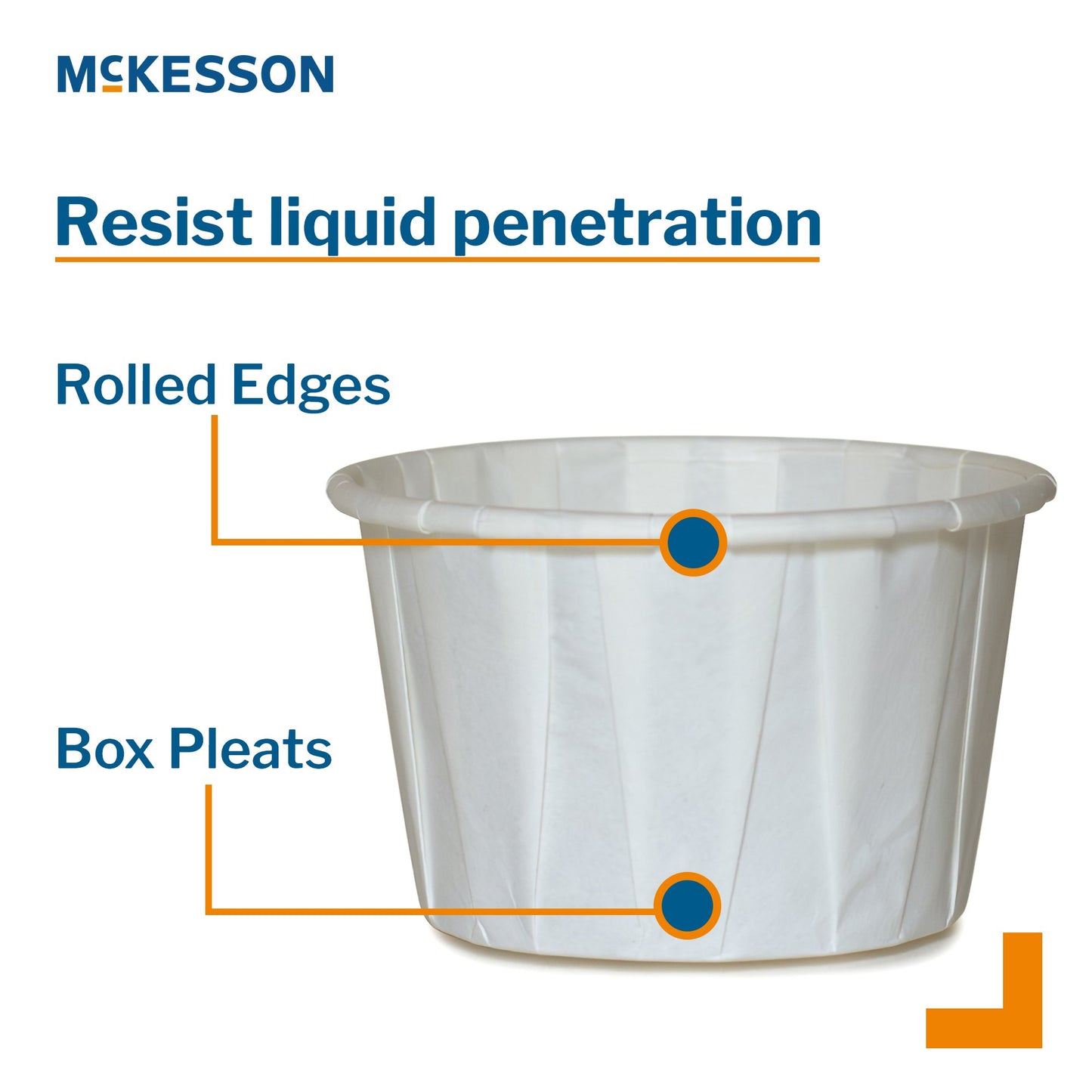 McKesson Souffle Cup 3.5 oz. White Paper Disposable (1251882_SL)