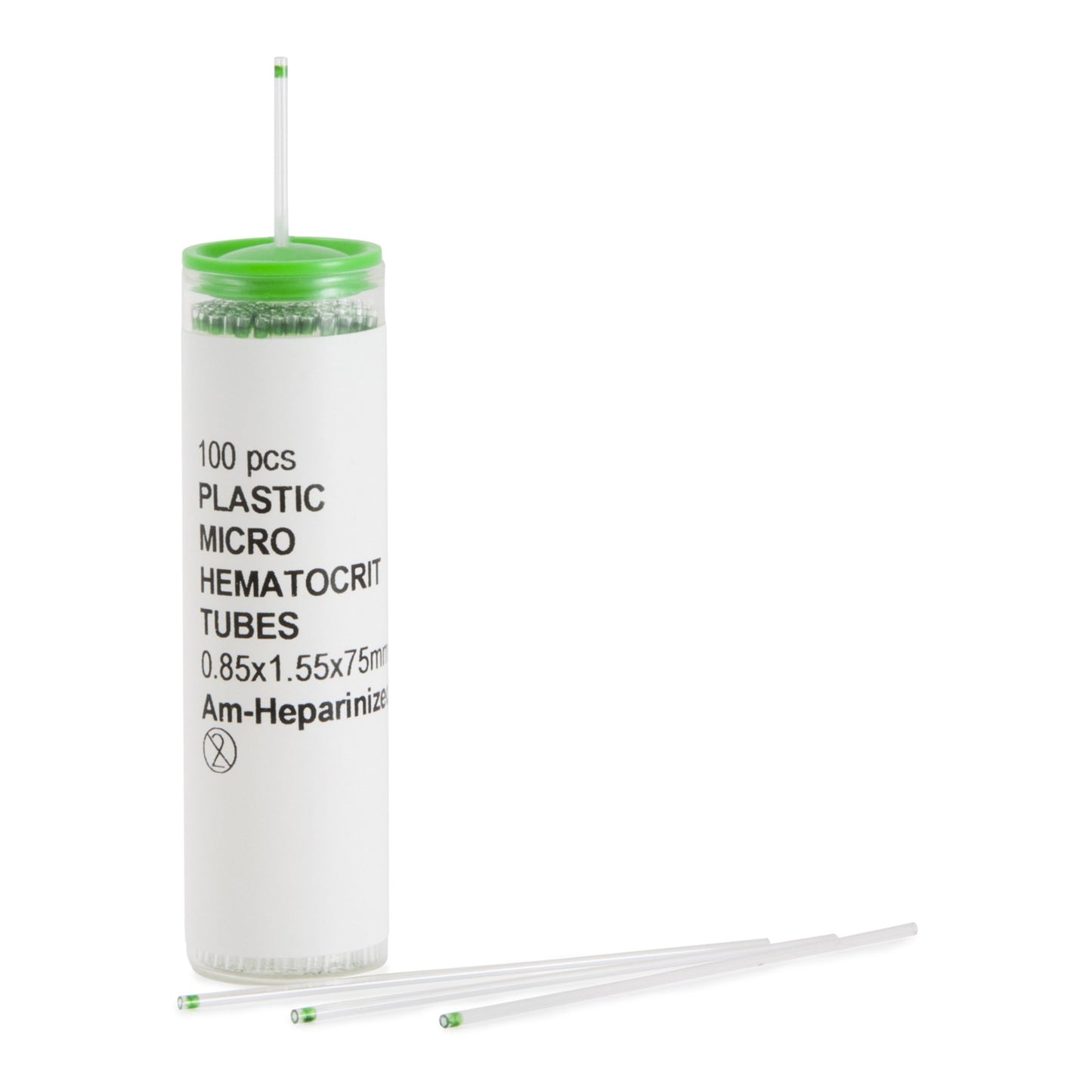 McKesson Capillary Blood Collection Tube Ammonium Heparin Additive Without Closure Plastic Tube (940588_EA)