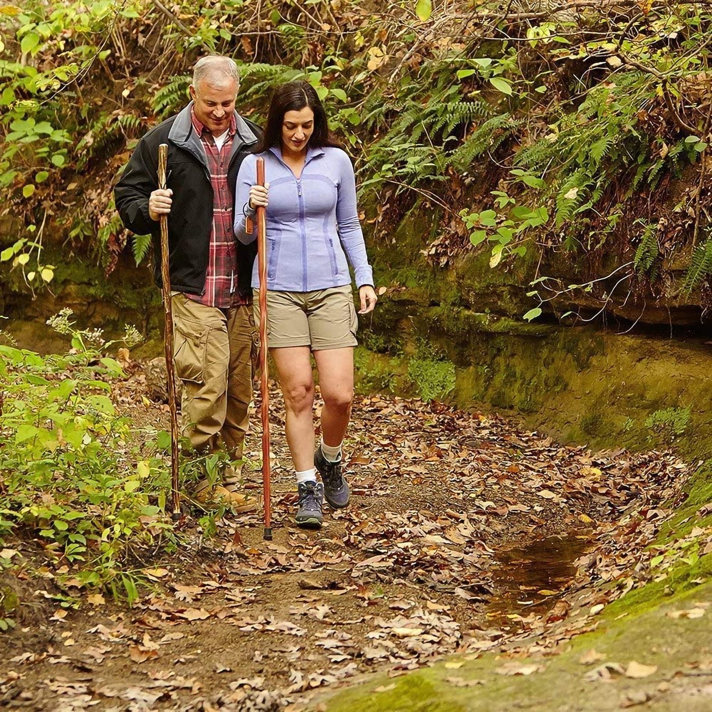 Brazos™ Walking Stick Wood 55 Inch Height Safari (1229023_EA)