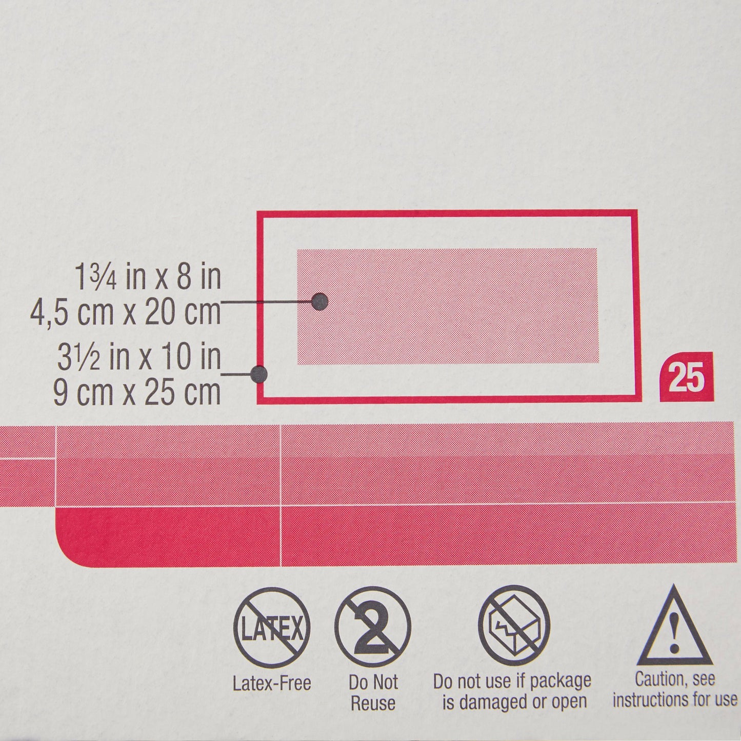 3M™ Medipore™ Composite Dressing 3-1/2 X 10 Inch Rectangle Sterile Nonwoven Backing (324096_EA)