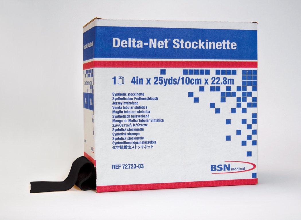 Delta-Net® Stockinette Tubular 4 Inch X 25 Yard Synthetic NonSterile (802776_RL)