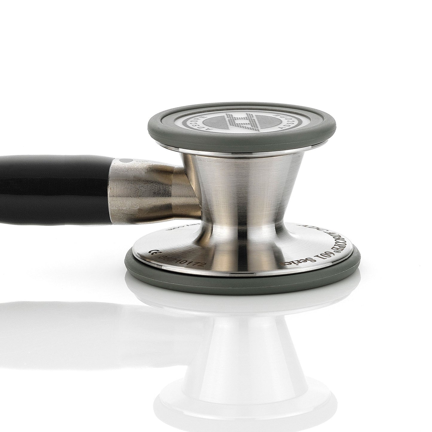 Adscope® 601 Cardiology Stethoscope Black 1-Tube 19 Inch Tube Convertible Chestpiece (406198_EA)