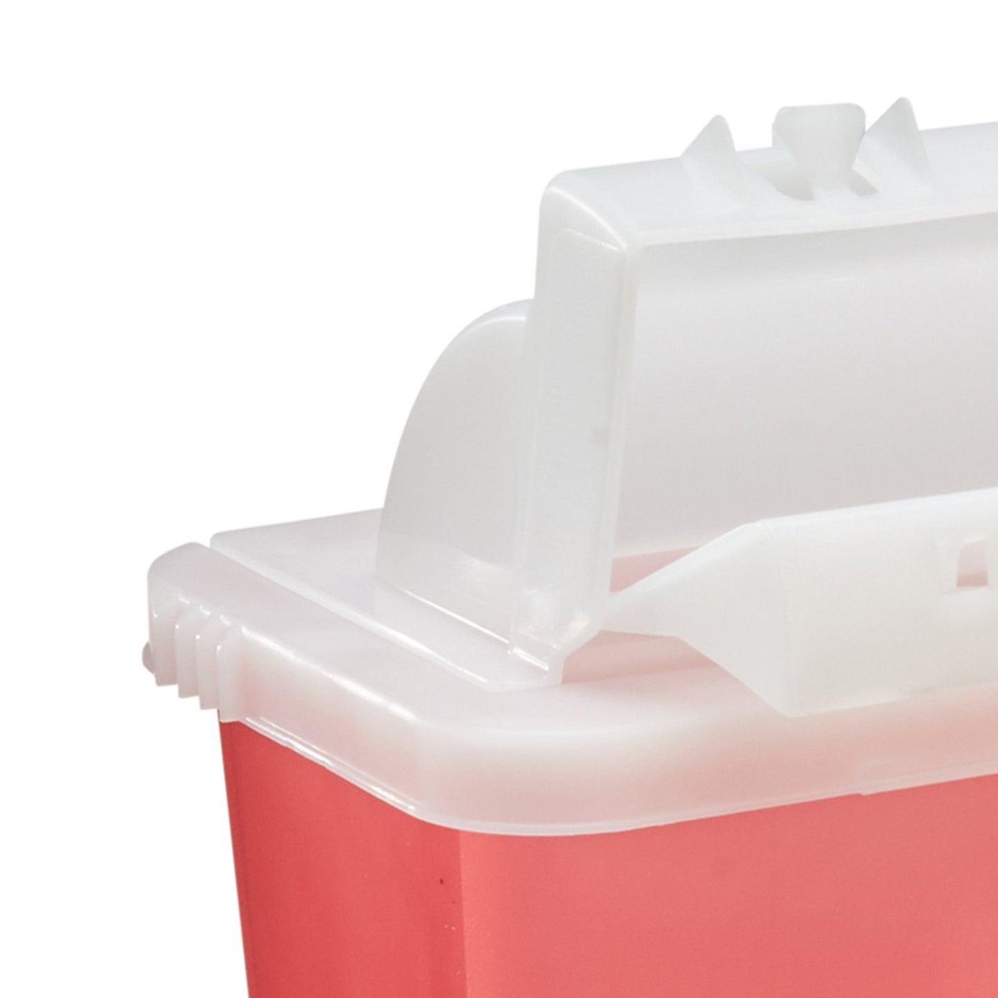 SharpStar™ In-Room™ Sharps Container Translucent Red Base 12-1/2 H X 5-1/2 D X 10-3/4 W Inch Horizontal Entry 1.25 Gallon (344297_EA)
