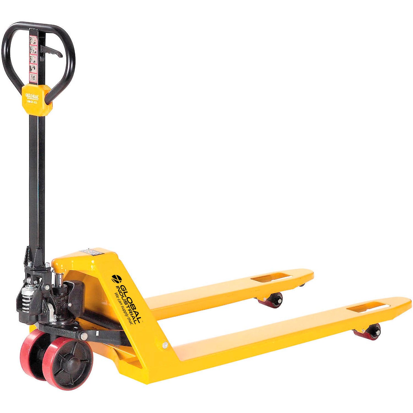 Global Industrial Industrial Duty Manual Pallet Jack, 5500 lb. Capacity, 21"W x 48"L Forks (WB251784)