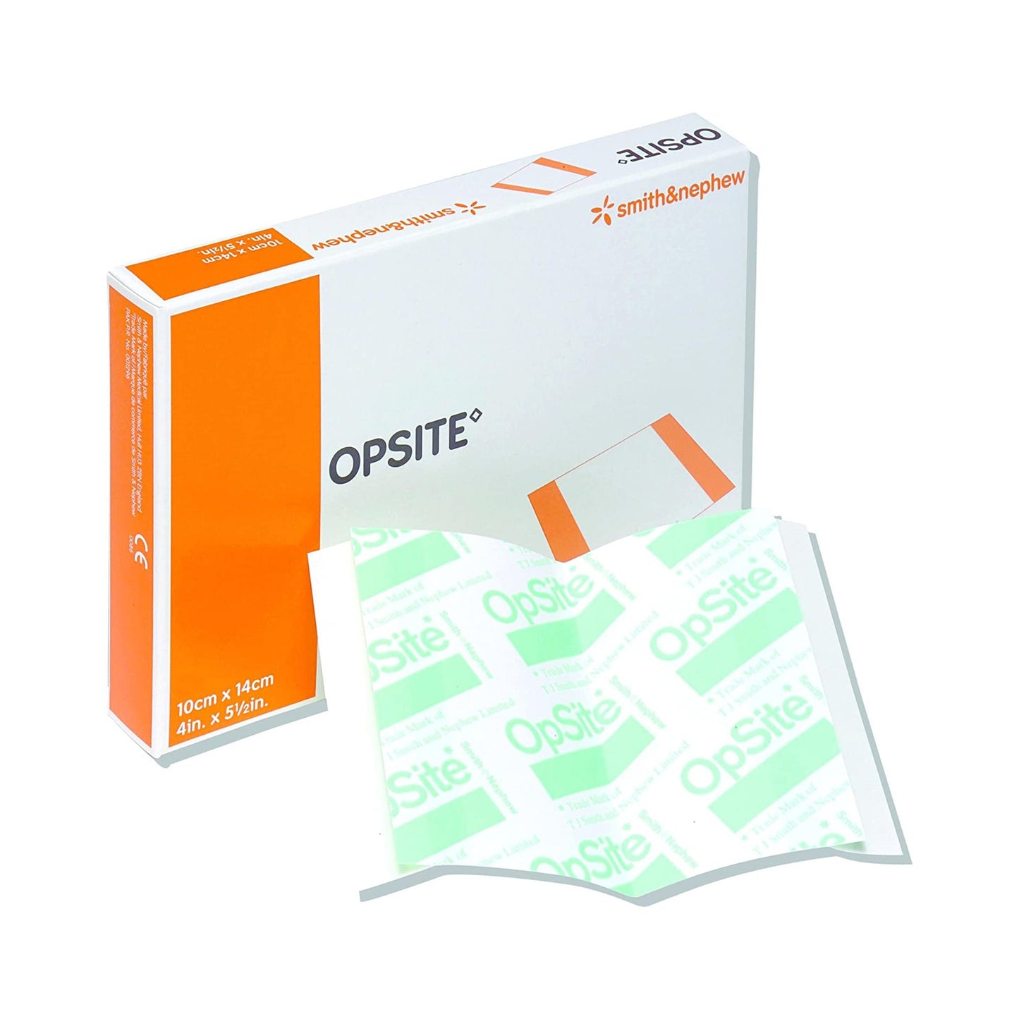 OpSite Transparent Film Dressing 4 X 5-1/2 Inch 2 Tab Delivery Rectangle Sterile (151196_BX)