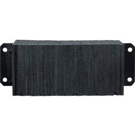 Global lndustrial Heavy Duty Dock Bumper, Rectangular 26Wx10H, Black (WB988028)