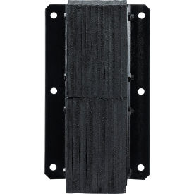 Global lndustrial Heavy Duty Dock Bumper, Rectangular 13Wx24H, Black (WB988031)