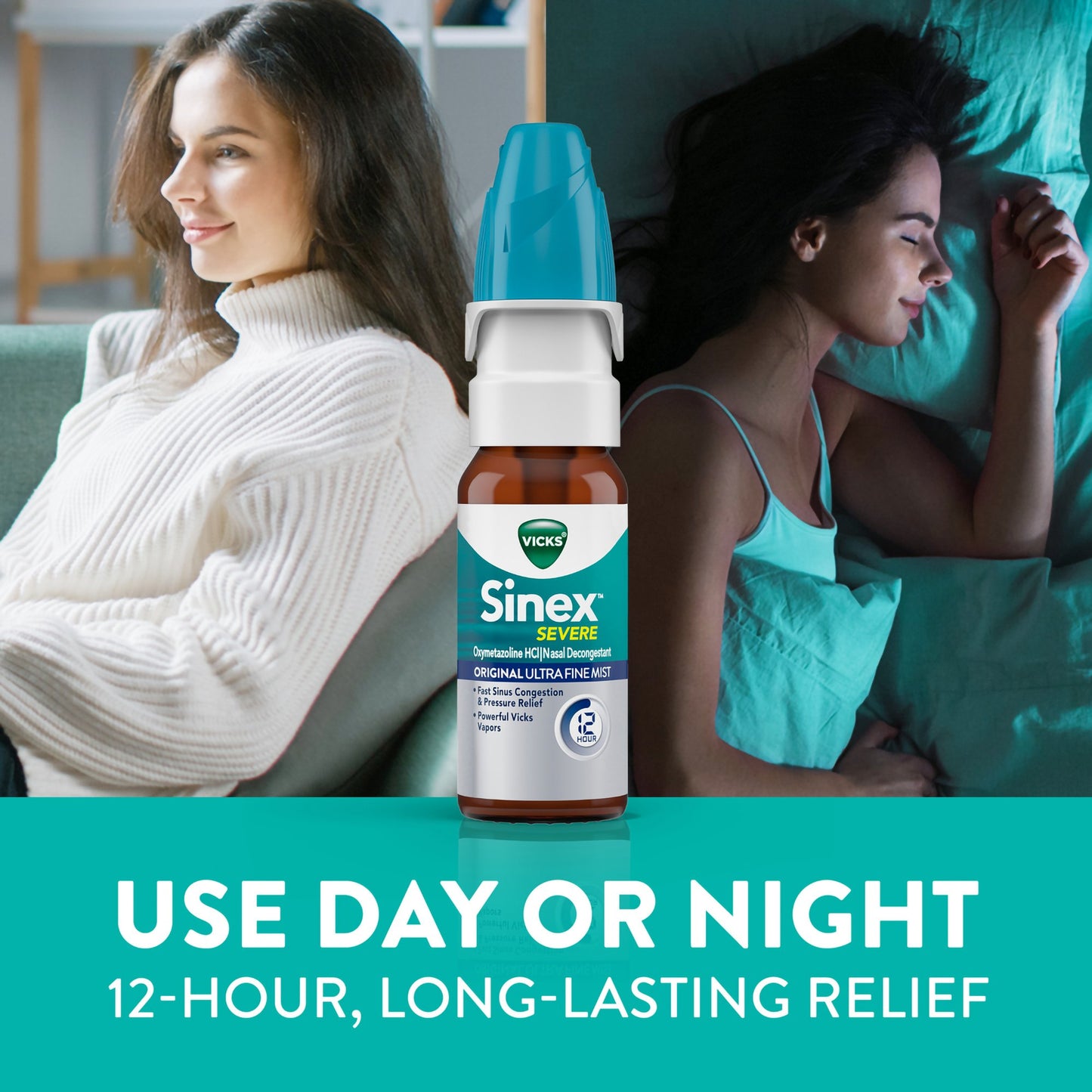 Vicks® Sinex™ Severe Nasal Decongestant 0.05% Nasal Spray 0.5 oz. (1229266_EA)