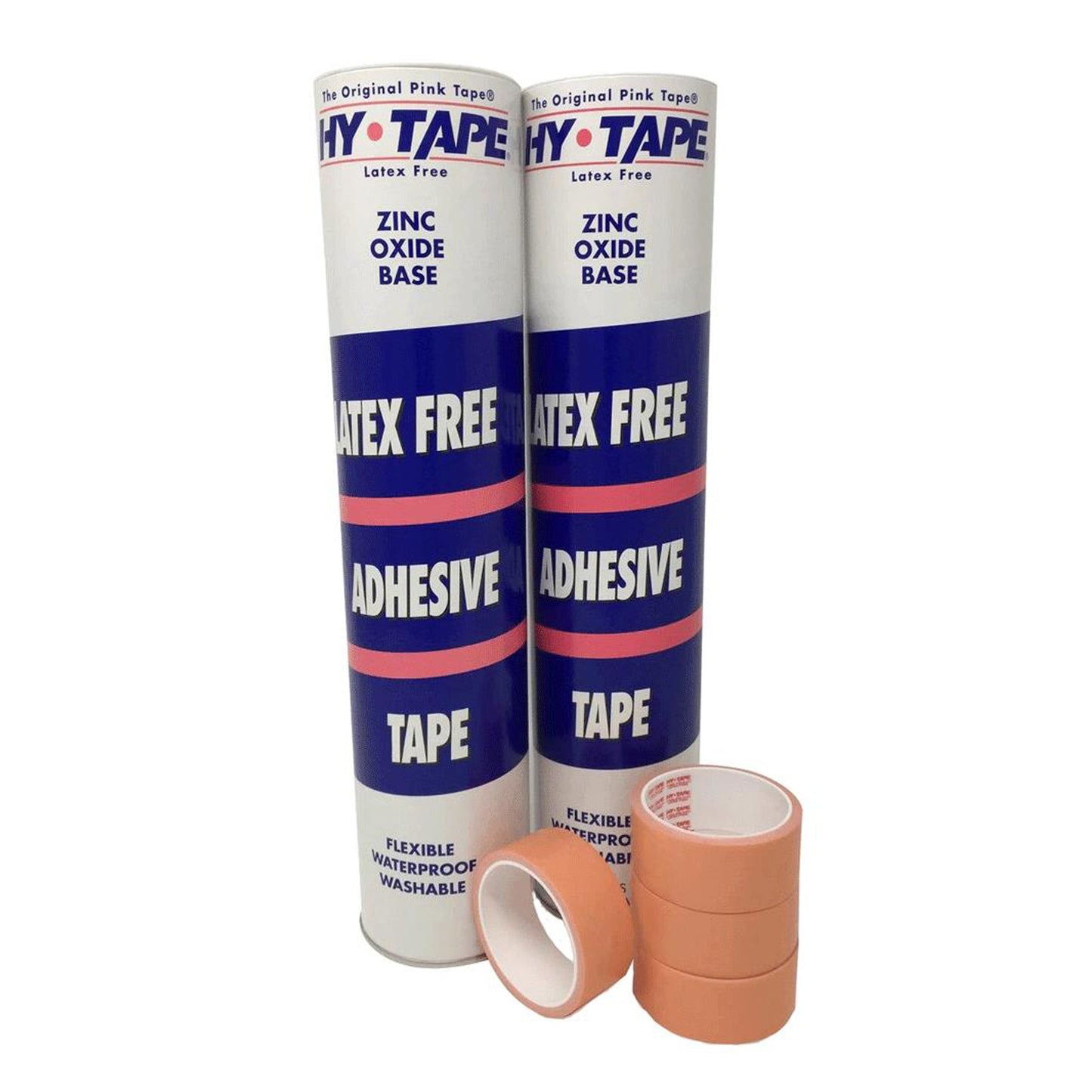 Hy-Tape® Waterproof Medical Tape Pink 1/2 Inch X 5 Yard Zinc Oxide Adhesive Zinc Oxide NonSterile (467563_EA)
