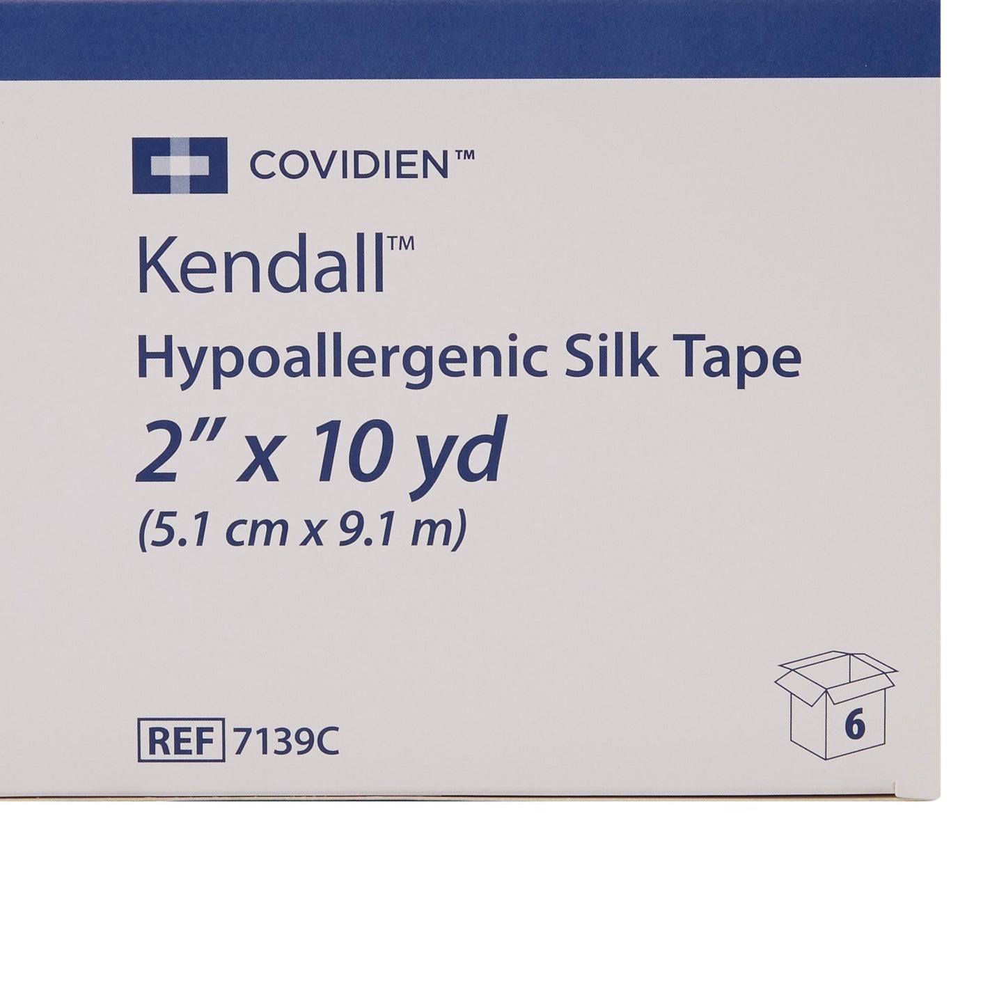 Kendall™ Hypoallergenic Silk Hypoallergenic Medical Tape White 2 Inch X 10 Yard Silk-Like Cloth NonSterile (696202_BX)