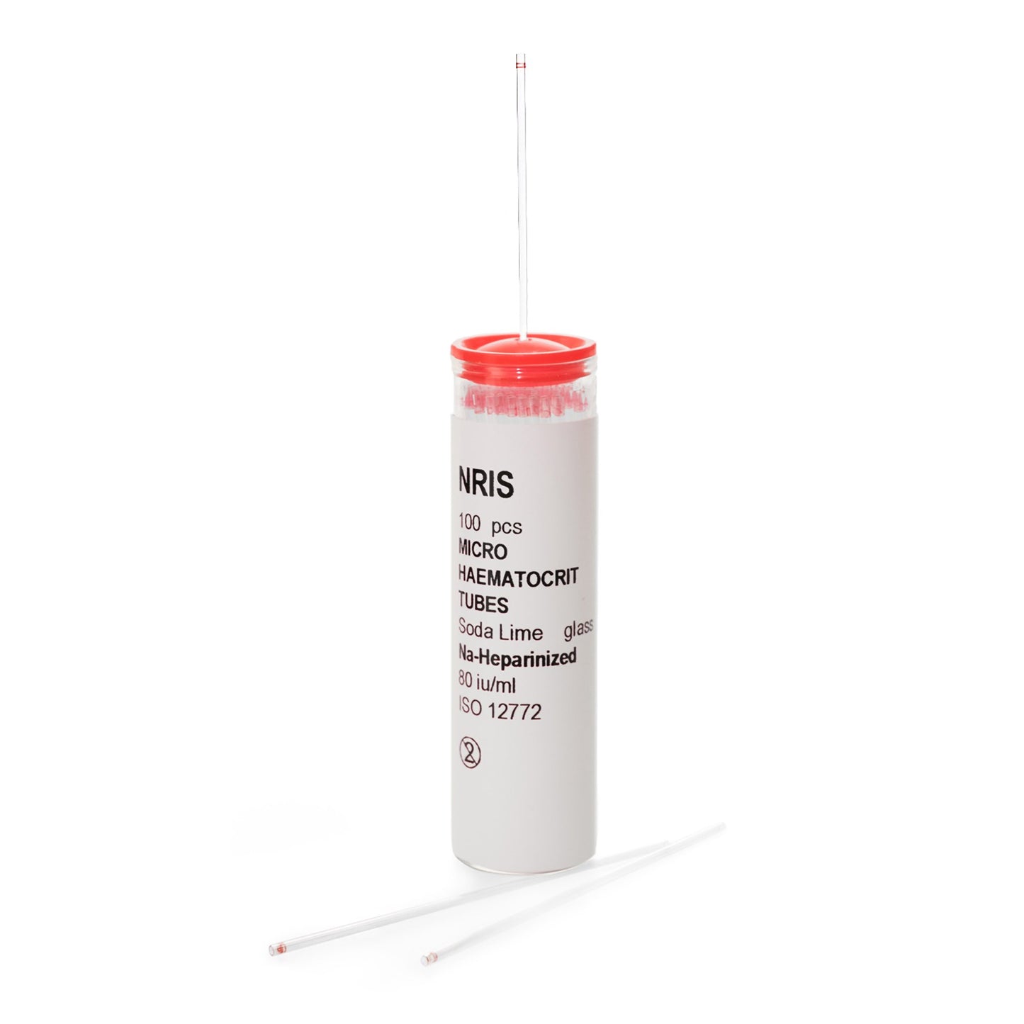 McKesson Capillary Blood Collection Tube Sodium Heparin Additive 75 µL Without Closure Glass Tube (1082112_BX)