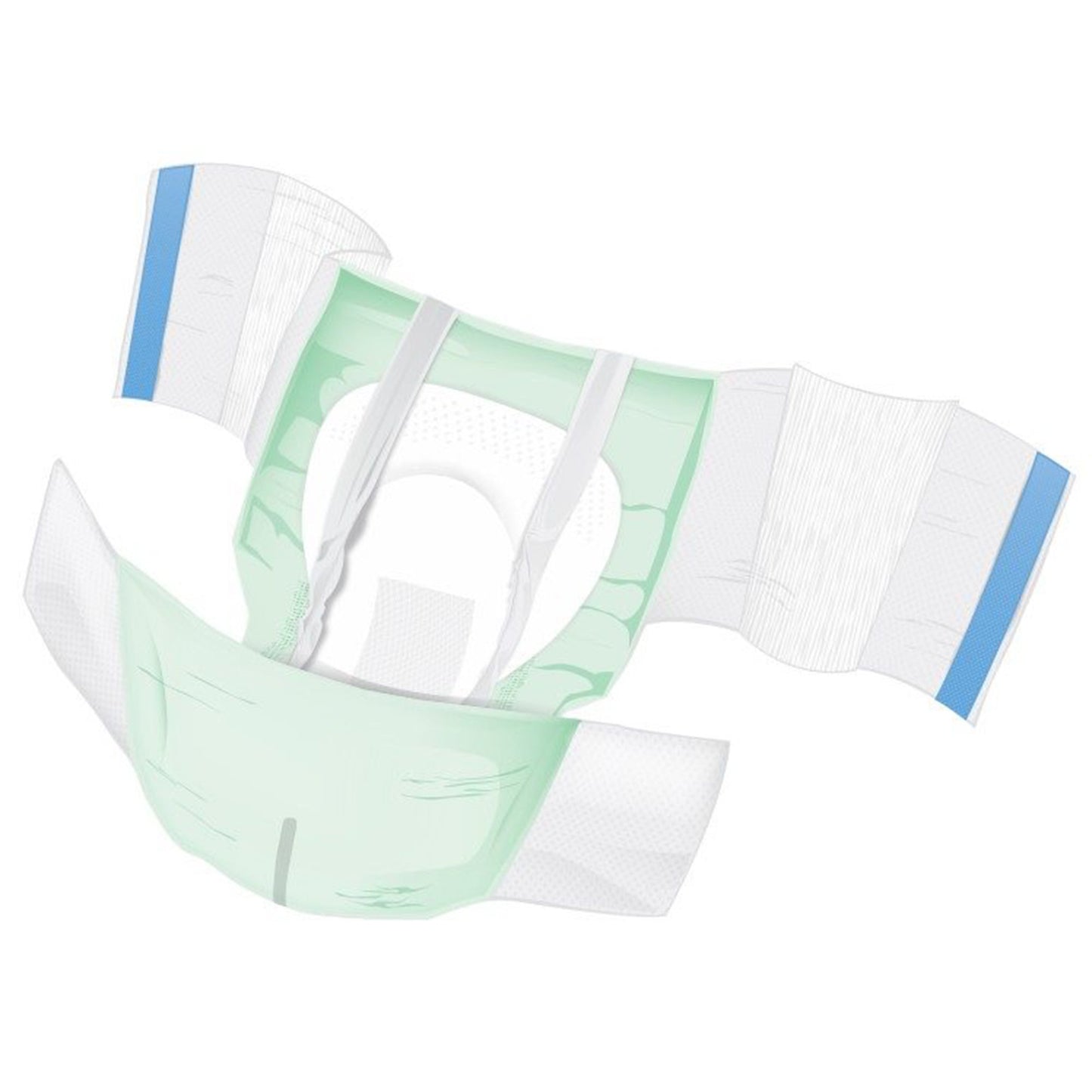 Wings™ Plus Unisex Adult Incontinence Brief Size 3 Disposable Heavy Absorbency (1207476_CS)
