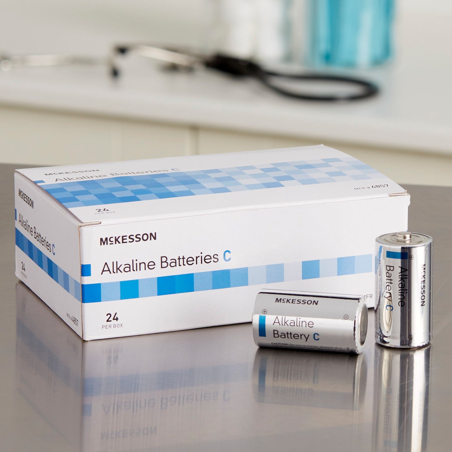 McKesson Alkaline Battery C Cell 1.5V Disposable 24 Pack (862352_EA)