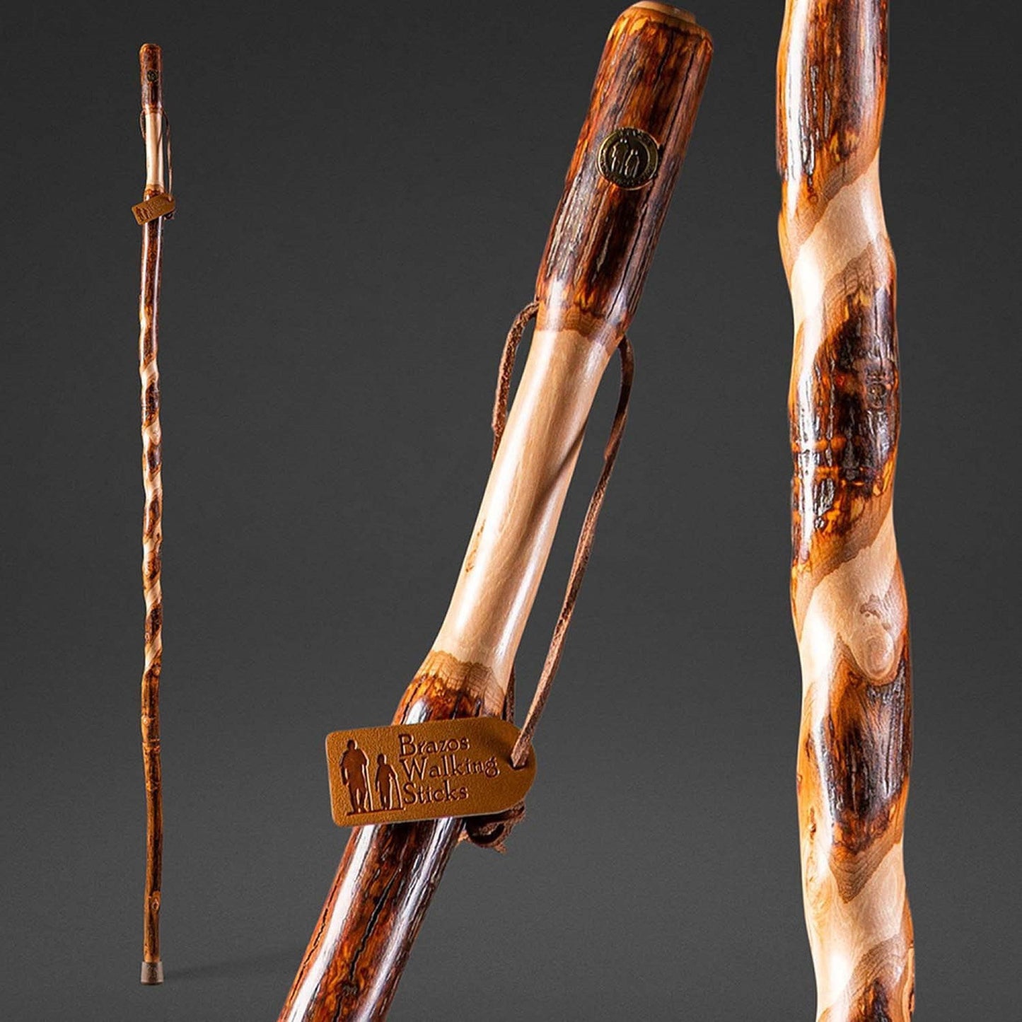 Brazos™ Free Form Walking Stick Wood 48 Inch Height Red Bamboo (1229051_EA)
