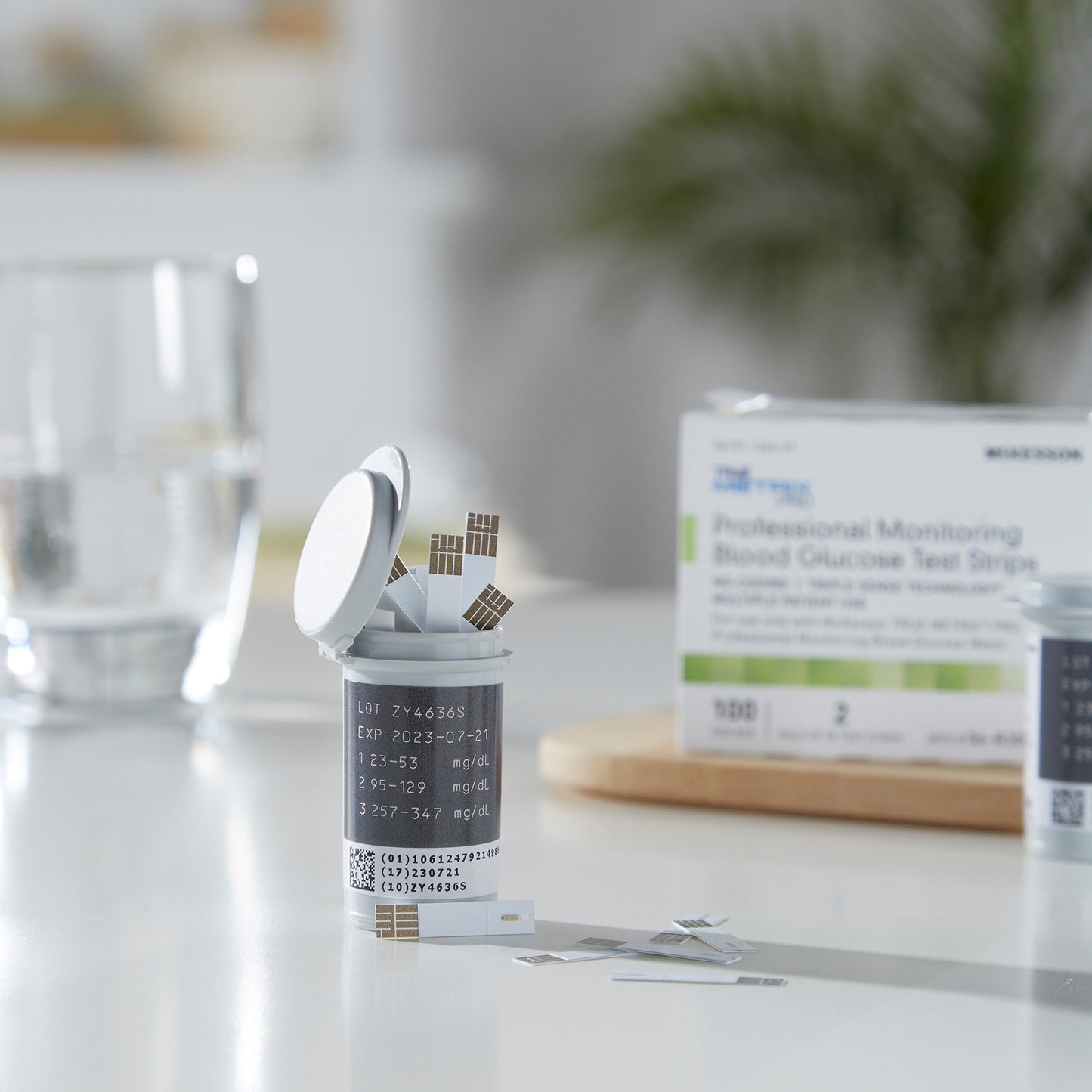 McKesson TRUE METRIX® PRO Blood Glucose Test Strips 100 Strips per Pack (960297_BX)