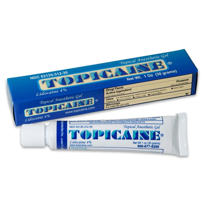 Topicaine® Topical Pain Relief 4% Strength Lidocaine Topical Gel 30 Gram (887529_EA)