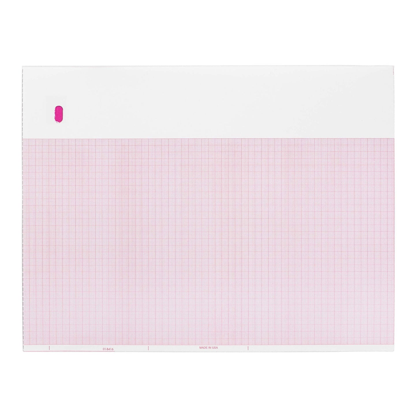 GE Recording Chart Paper Z-Fold Red Grid (457927_CS)