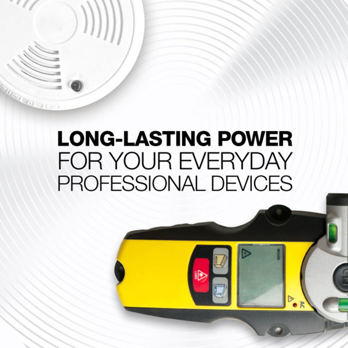 Energizer® Alkaline Battery 9V Cell 9V Disposable (258468_EA)