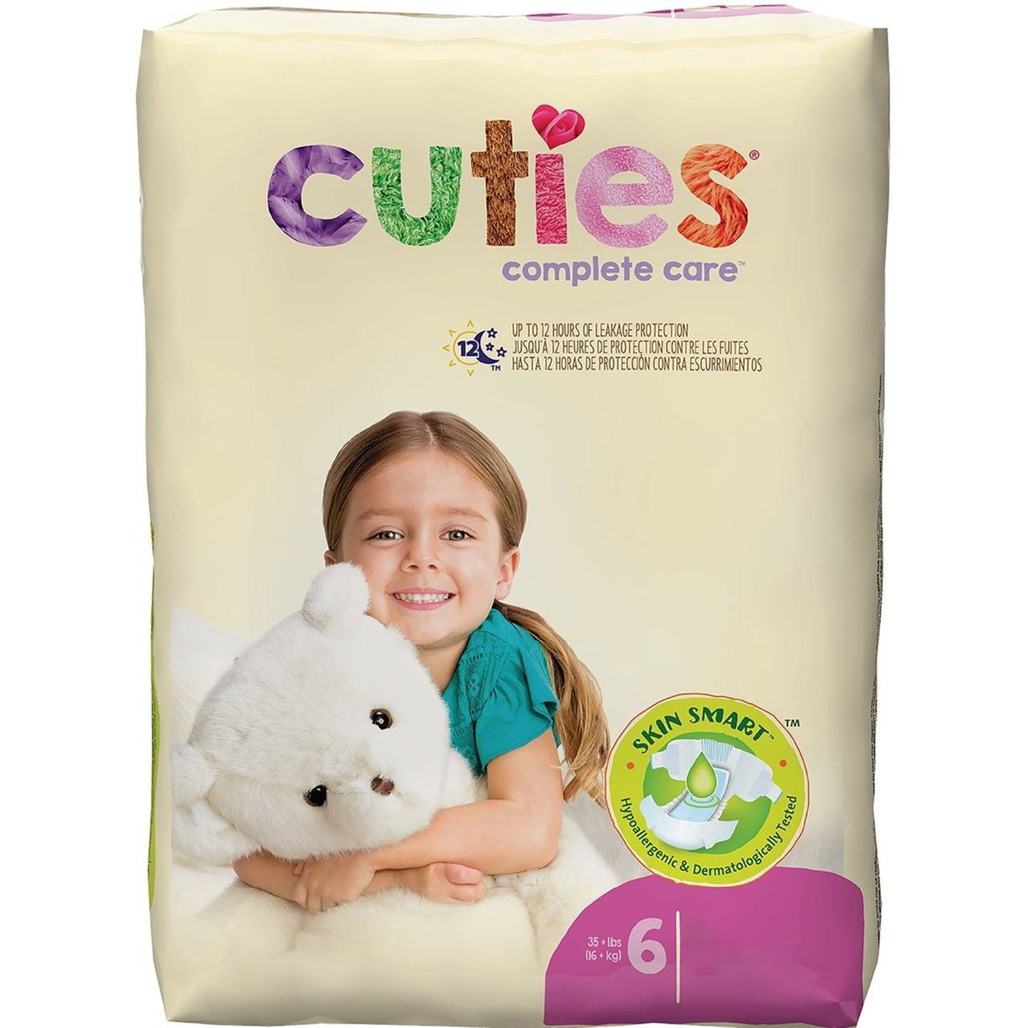 Cuties® Complete Care Unisex Baby Diaper Size 6 Disposable Heavy Absorbency (1206484_CS)