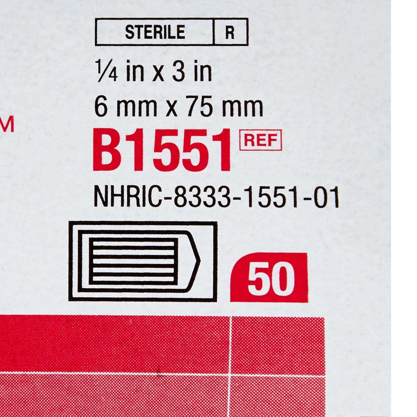 Steri-Strip™ Skin Closure Strip 1/4 X 3 Inch Nonwoven Material Flexible Strip Tan (5786_EA)