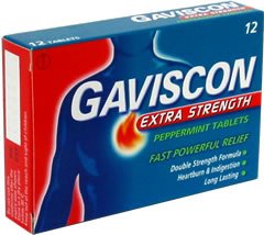 Gaviscon® Pain Relief 160 mg - 105 mg Strength Aluminum Hydroxide / Magnesium Carbonate Tablet 100 per Bottle (563654_BT)