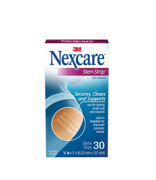 Nexcare™ Steri-Strip™ Skin Closure Strip 1/4 X 4 Inch Ventilated Strip White (1084015_CS)