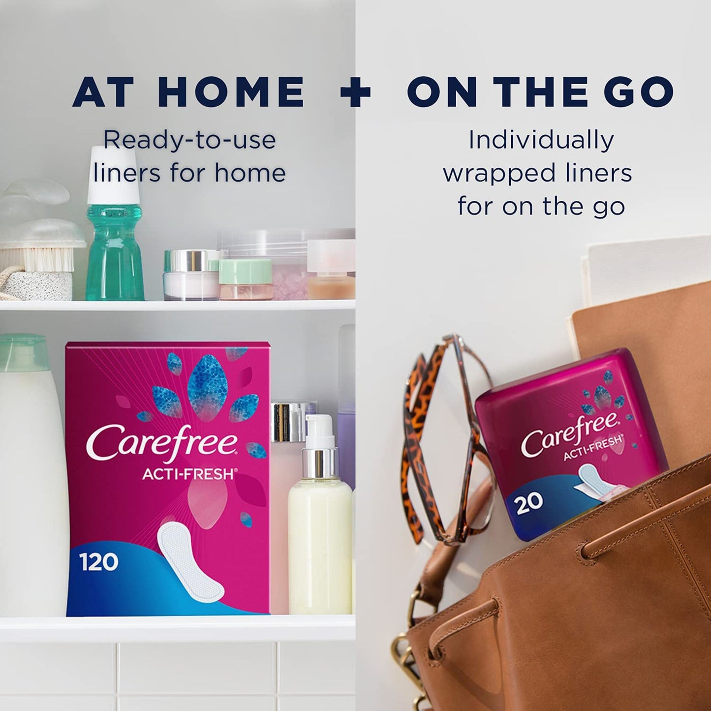 Carefree® actifresh® Panty Liner Thin Light Absorbency (1193244_BG)