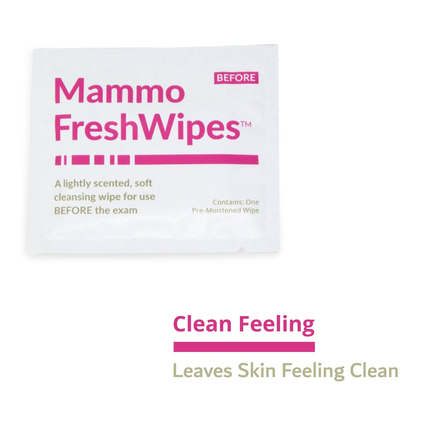 PDC® Freshwipes™ Mammography Cleansing Towelette Individual Packet Scented 50 Count (1087326_CS)