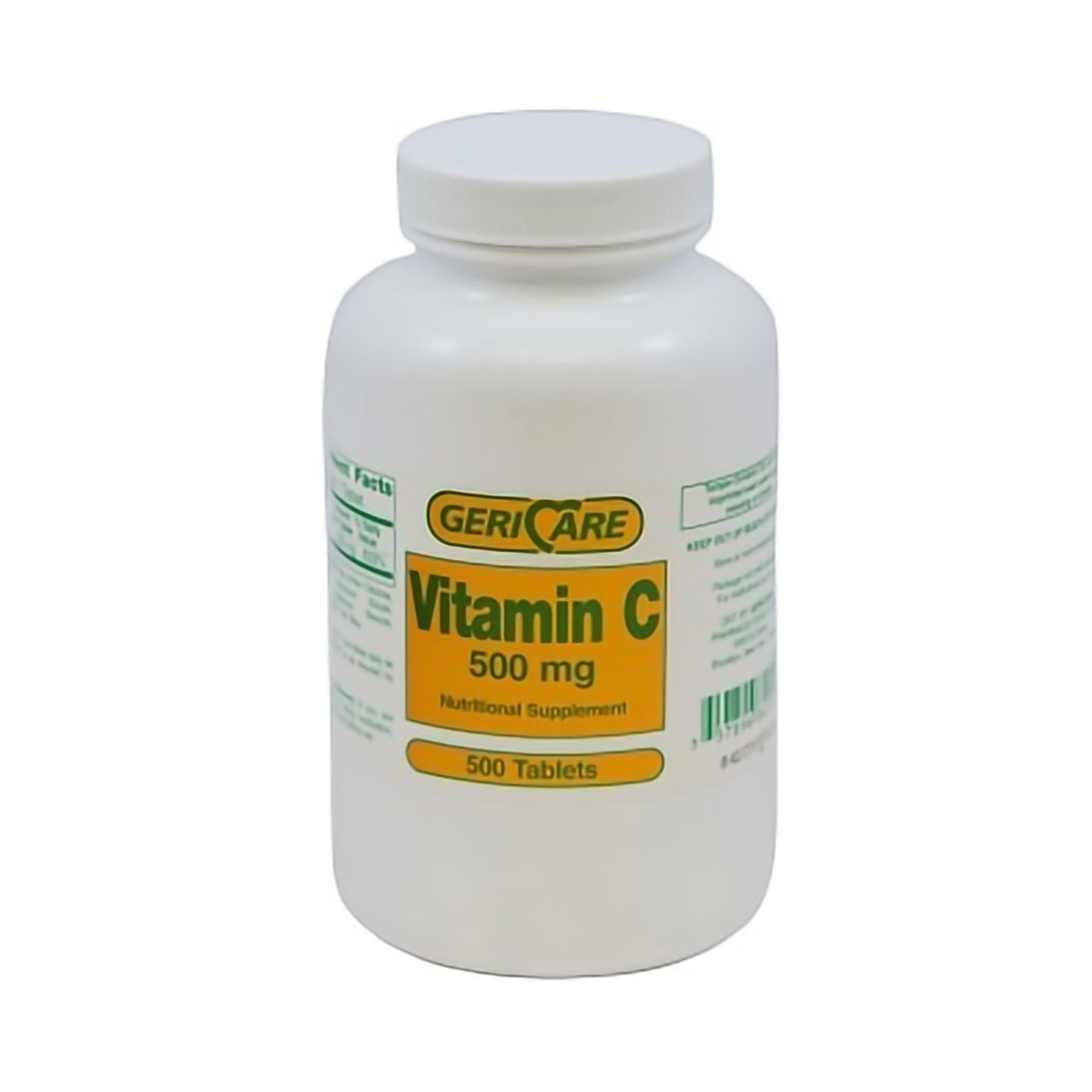 Geri-Care® Vitamin C Supplement Ascorbic Acid 500 mg Strength Tablet 500 per Bottle (689197_BT)