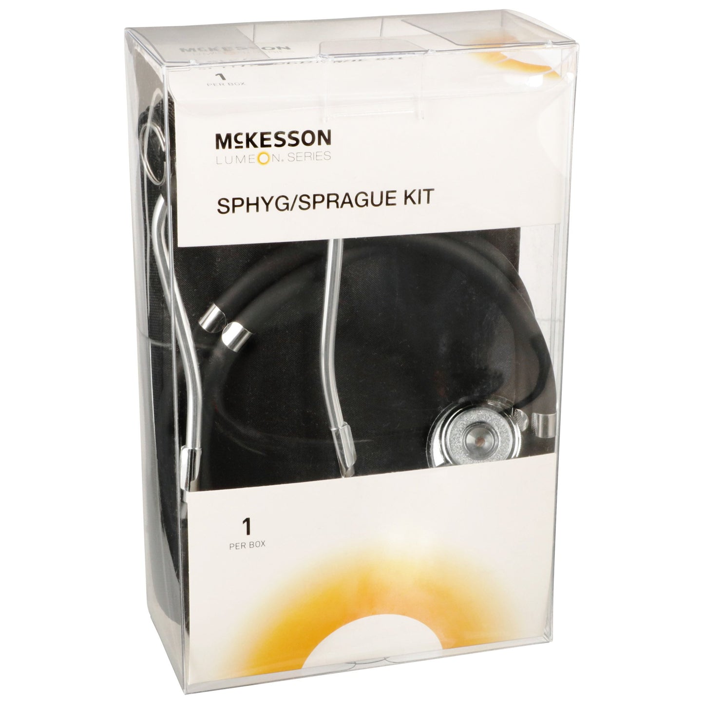 McKesson Brand Reusable Aneroid / Stethoscope Set 23 to 33 cm Adult Cuff Dual Head Sprague Stethoscope Pocket Aneroid (803191_CS)