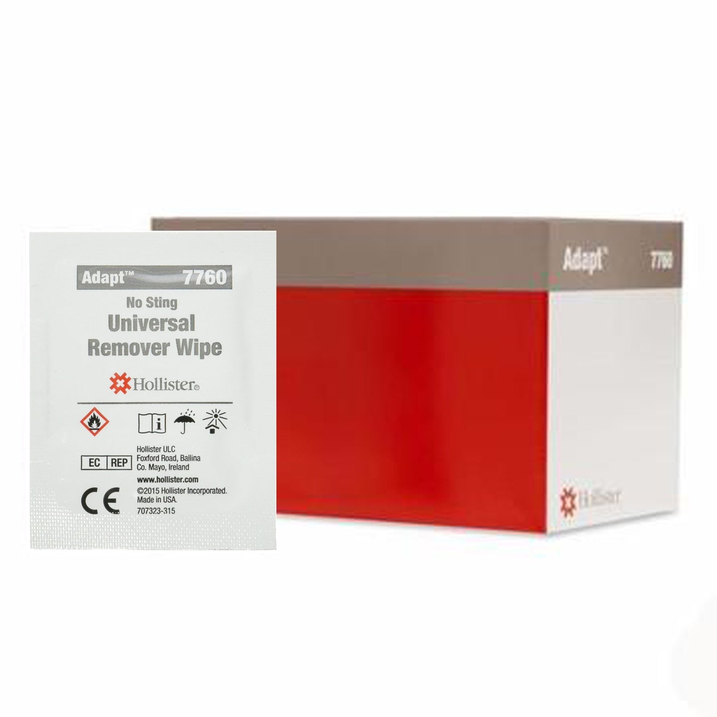 Adapt Adhesive and Barrier Remover Wipe 50 per Box (953690_BX)