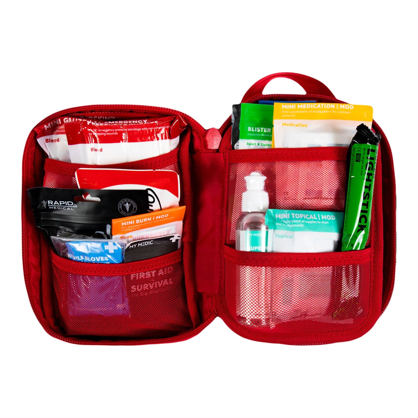 My Medic™ MYFAK Mini Standard First Aid Kit Red Soft Bag (1234445_EA)